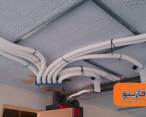 نحوه لوله گذاری برق در سقف تیرچه بلوک